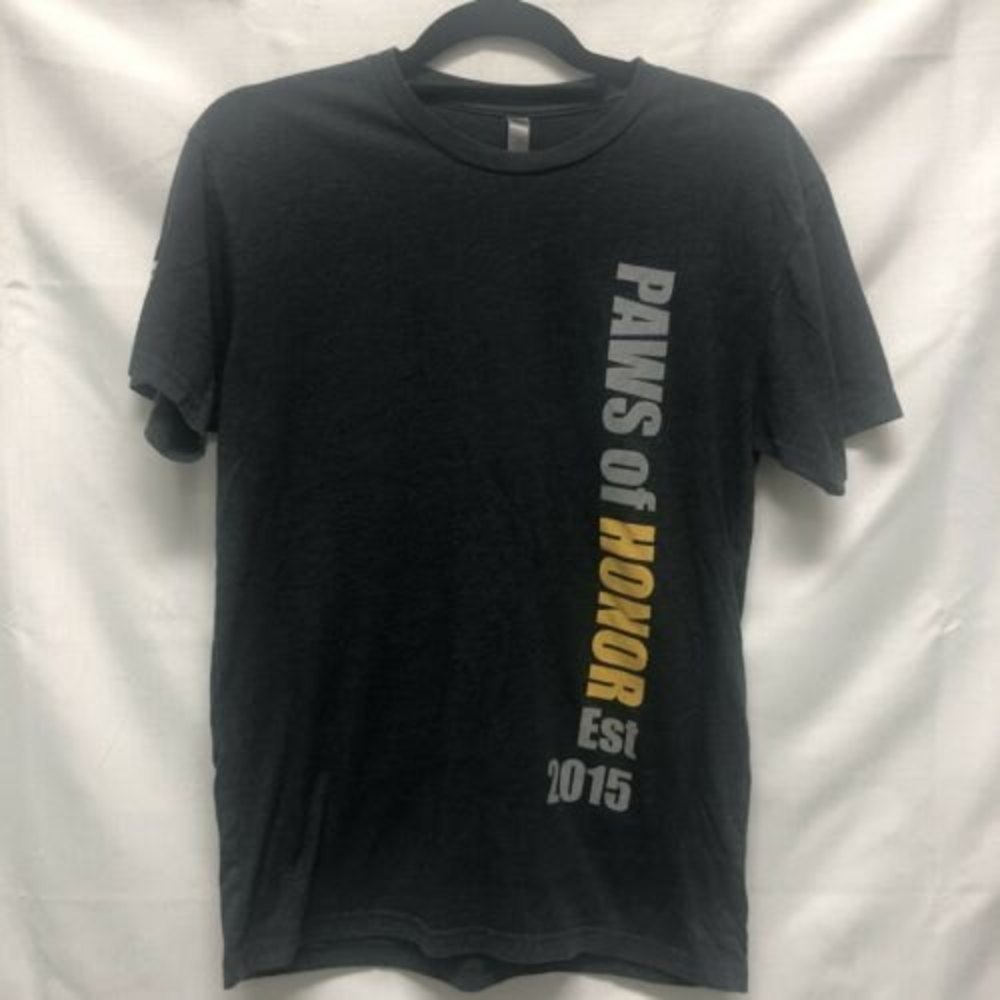 Paws of Honor Est. 2015 Tshirt Small